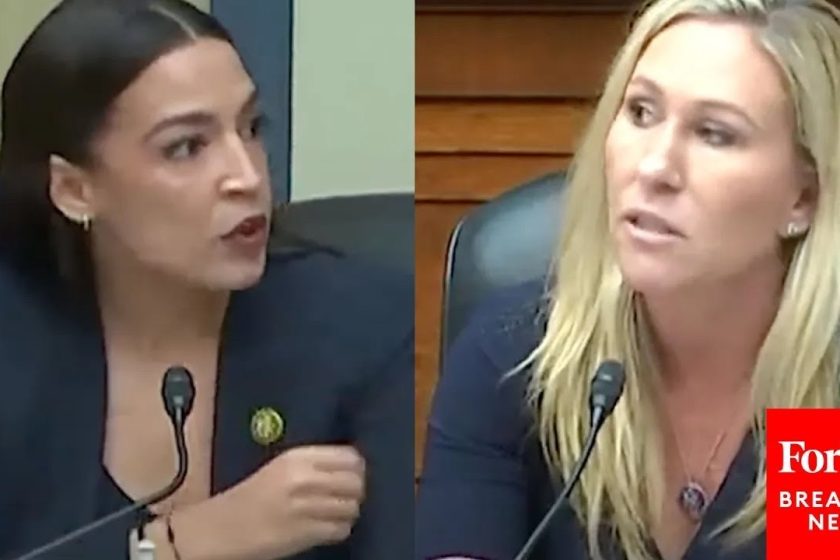 AOC Reacts To Marjorie Taylor Greene Showing Pornographic Images From Hunter Biden’s Laptop