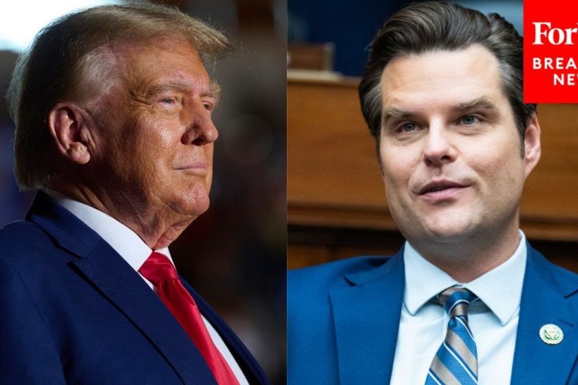 BREAKING NEWS: Matt Gaetz Introduces Legislation To Censure Federal Judge In Trump’s Criminal Case