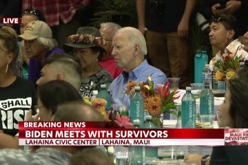 Live President Biden speaks after meeting with Maui fire survivors, families