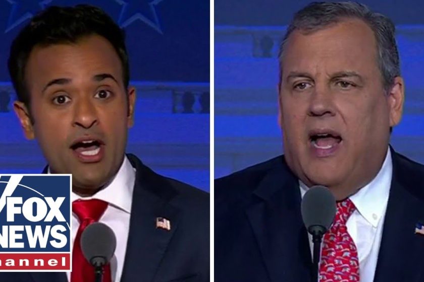 Vivek and Christie clash over Trump: ‘I’m not running for president of MSNBC’